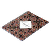 Personalisiert Safari Sunset Bohemisch Mandala Til Notizblock (Linke Seite)