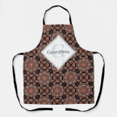 Personalisiert Safari Sunset Bohemisch Mandala Til Schürze (Vorderseite)