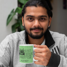Personalisiert Sage Best Truck Driver Carrier Tass Kaffeetasse