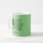 Personalisiert Sage Best Truck Driver Carrier Tass Kaffeetasse (Vorderseite Links)