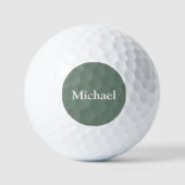 Personalisiert Sage Green Golfball (Vorderseite)