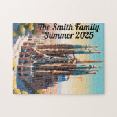 Personalisiert Sagrada Familia Puzzle (Horizontal)