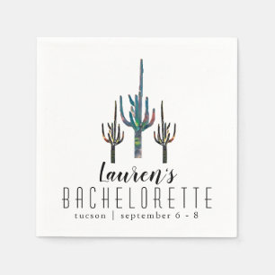 Personalisiert Saguaro Cactus Bachelorette Serviette
