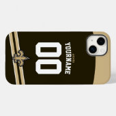 Personalisiert Saints Jersey American Football Case-Mate iPhone Hülle (Rückseite (Horizontal))