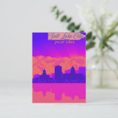 Personalisiert Salt Lake City Postcard, Utah Card, Postkarte (Stehend Vorderseite)