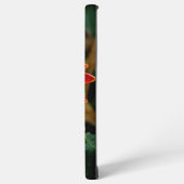 Personalisiert Samsung Case - Orange Gerbera Daisy Galaxy Hülle (Linke Seite)