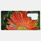 Personalisiert Samsung Case - Orange Gerbera Daisy Samsung Galaxy Hülle (Rückseite (Horizontal))