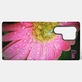 Personalisiert Samsung Case - Pink Gerbera Daisy Galaxy Hülle (Rückseite (Horizontal))