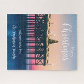 Personalisiert San Diego Sonnenuntergang Weihnacht Puzzle (Horizontal)