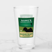 Personalisiert Sandtrap Pilsner Glas (Vorderseite)