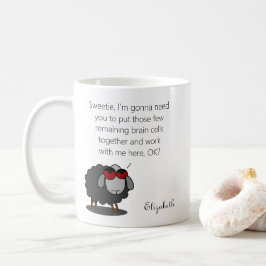 Personalisiert Sarcasm Funny Brain Cells Spaß Witt Kaffeetasse