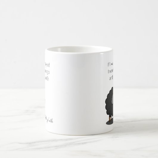 Personalisiert Sarcasm Funny IQ Spaß Witty Joke Kaffeetasse (Mittel)