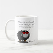 Personalisiert Sarcasm Funny IQ Spaß Witty Joke Kaffeetasse (Links)