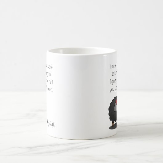 Personalisiert Sarcasm Funny Mache Spaß Witty nich Kaffeetasse (Mittel)
