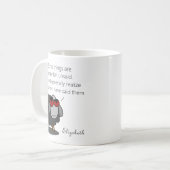 Personalisiert Sarcasm Funny Unsagter Spaß Witty J Kaffeetasse (Vorderseite Links)