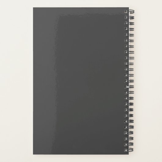 Personalisiert Sarcastic Gray Planner für Introver Planer (Rückseite)