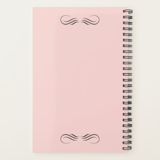 Personalisiert Sarcastic Pink Planner Planer (Rückseite)