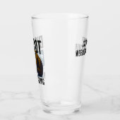 Personalisiert Sasquatch Bigfoot Binge Watching Glas (Links)