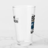 Personalisiert Sasquatch Bigfoot Binge Watching Glas (Rechts)