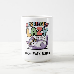 Personalisiert, sauber und leicht Katzenbezeichnun Kaffeetasse