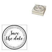 Personalisiert Save the Date Gummistempel (Stempel)