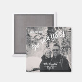 Personalisiert Save the Date-Magnet Magnet (Vorderseite/Rückseite)