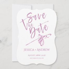 Personalisiert Save the Date Minimalistische Vorla Einladung