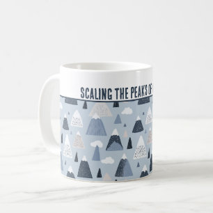 Personalisiert "Scaling the Peaks of Coziness" Kaffeetasse