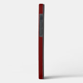 Personalisiert Scarlet Red Modern Typografy Case-Mate iPhone Hülle (Rückseite / Links)