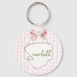 Personalisiert Scarlett Baby Girl Kinderzimmer Gin Schlüsselanhänger