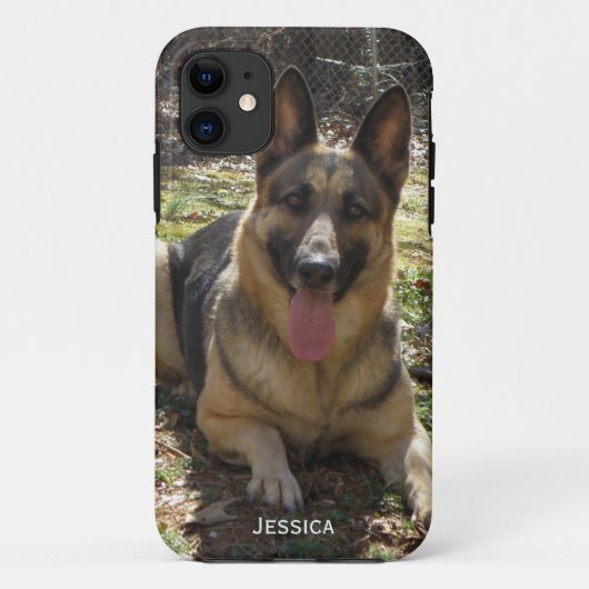 Personalisiert: Schäferhund iPhone 5 Fall Case-Mate iPhone Hülle (Rückseite)