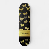 personalisiert, Schmetterling, Schmetterlinge, Sch Skateboard (Vorderseite)
