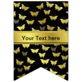 personalisiert, Schmetterling, Schmetterlinge, Sch Wimpelkette (Zweite Fahne)