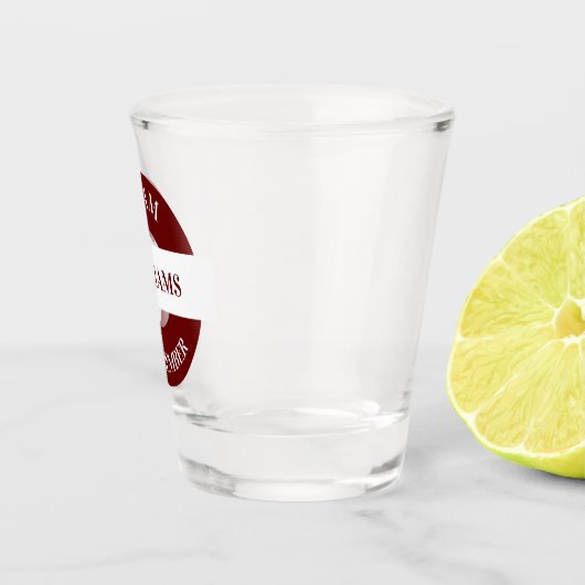 Personalisiert Schnapsglas (Rechts)