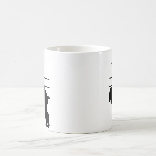 Personalisiert Schnauzer Pet Groomer Kaffeetasse (Mittel)