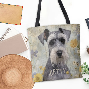 Personalisiert Schnauzer Tasche