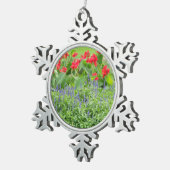 Personalisiert Schneeflocken Zinn-Ornament (Rechts)