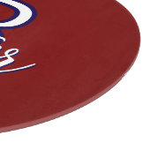 Personalisiert Schneidebrett (Ecke)