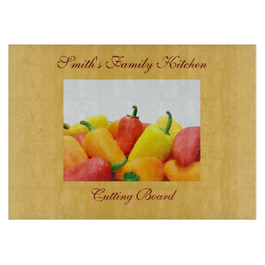 Personalisiert Schneidebrett (Vorderseite)