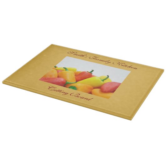 Personalisiert Schneidebrett (Ecke)