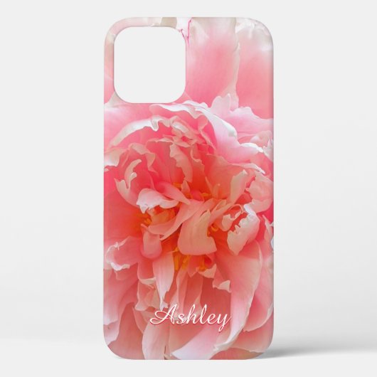 Personalisiert schöne rosa Hawaiianische Korallenp Case-Mate iPhone Hülle (Rückseite)