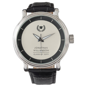 Personalisiert School and Uni-Abschluss Elegante Armbanduhr