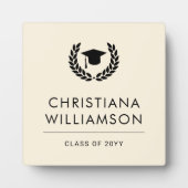 Personalisiert School and Uni-Abschluss Elegante Fotoplatte (Vorderseite)