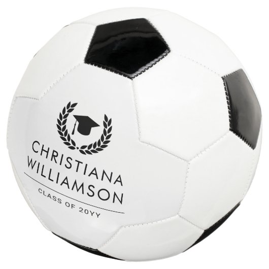 Personalisiert School and Uni-Abschluss Elegante Fußball (Dreiviertel)