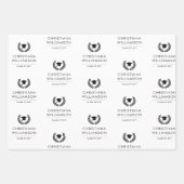 Personalisiert School and Uni-Abschluss Elegante Geschenkpapier Set (Vorderseite)