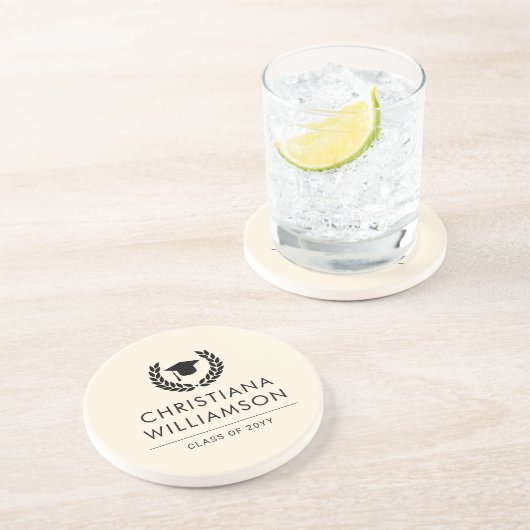 Personalisiert School and Uni-Abschluss Elegante Getränkeuntersetzer (Seite)