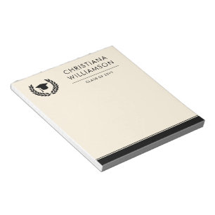 Personalisiert School and Uni-Abschluss Elegante Notizblock