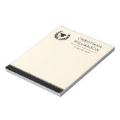 Personalisiert School and Uni-Abschluss Elegante Notizblock (Rotiert)