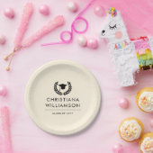 Personalisiert School and Uni-Abschluss Elegante Pappteller (Party)