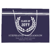 Personalisiert School and University Abschluss Große Geschenktüte (Rückseite)